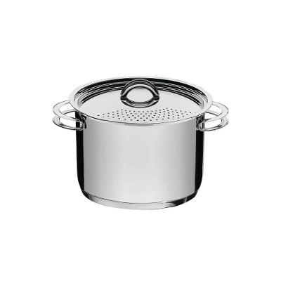 Espagueteira 62517241 para Macarrão Aço Inox Fundo Triplo 7,7L Prata Tramontina
