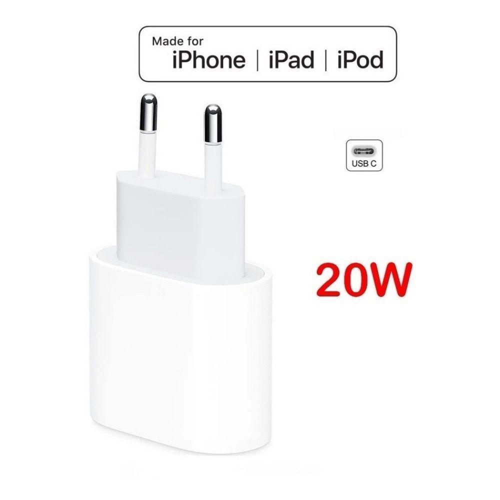 Carregador Turbo 20w + Cabo Lightning Para Usb-c Compatível Iphone 11 12 13 Pro Max X Xr Xs - 2