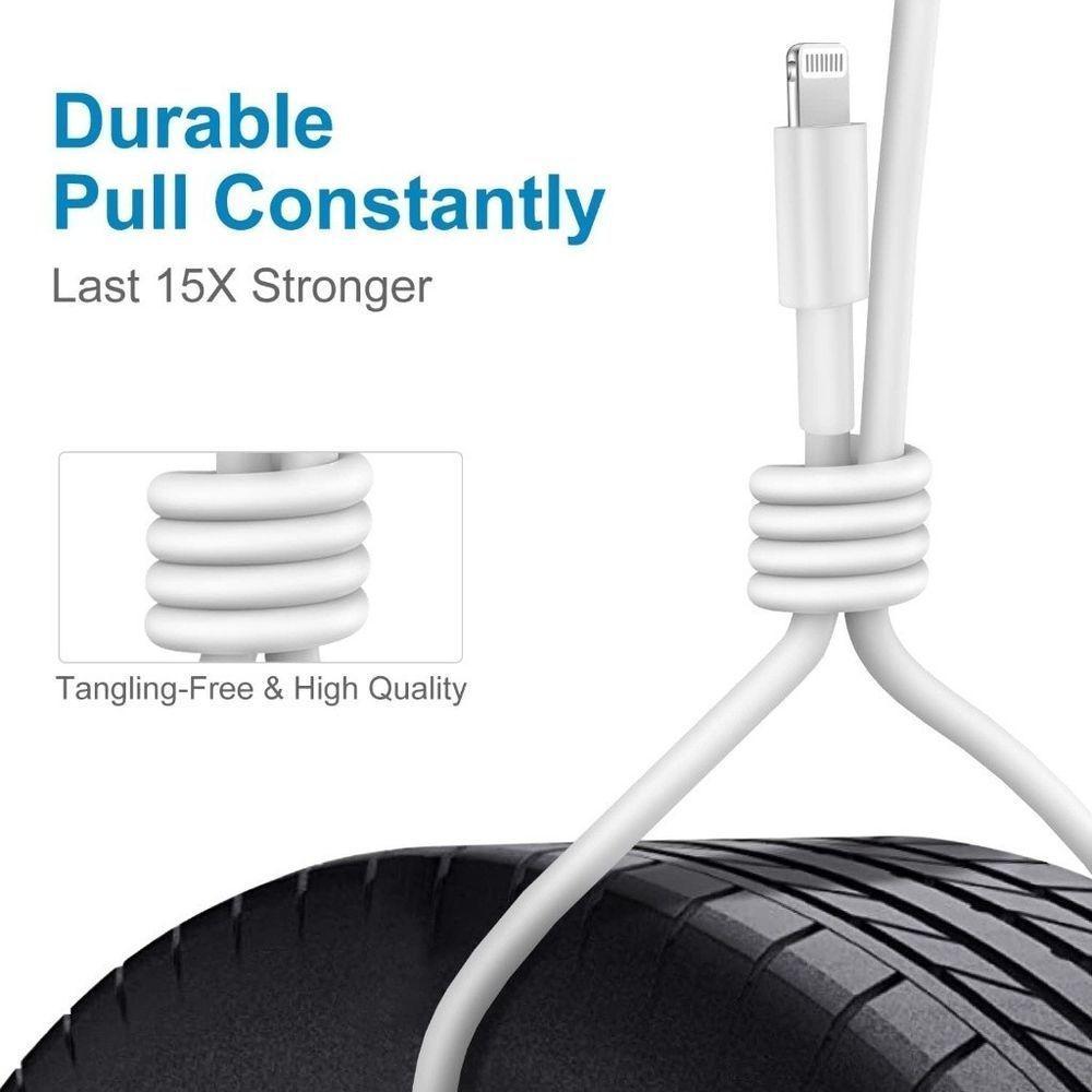 Carregador Turbo 20w + Cabo Lightning Para Usb-c Compatível Iphone 11 12 13 Pro Max X Xr Xs - 3