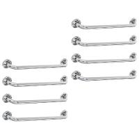 Alça De Apoio 60cm Barra Inox Kit 8 Uni Idoso Banheiro Corrimao Suporte Resistente - 1