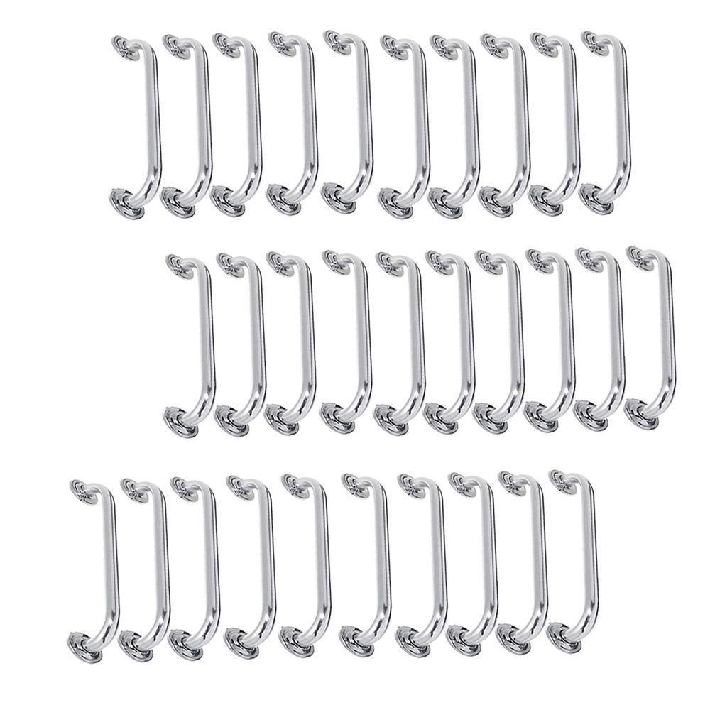 Alça De Apoio 50cm Barra Inox Kit 30 Unidades Banheiro Corrimao Acessibilidade - 1