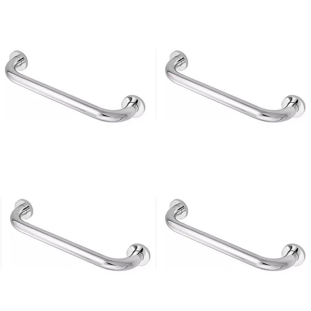 Alça De Apoio 30cm Acessibilidade Kit 10 Uni Cadeirante Barra Suporte Anti Queda - 2