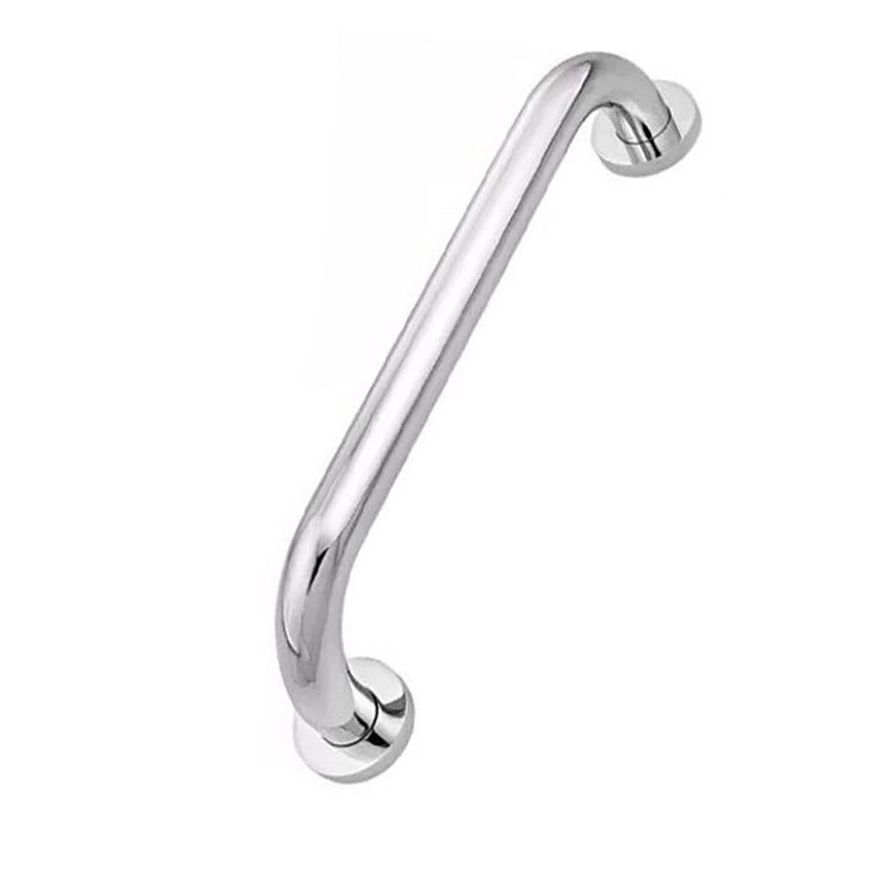 Alça De Apoio 30cm Barra Inox Suporte Banheiro Apoio Quarto - 1