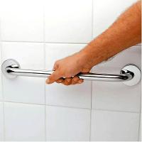 Alça De Apoio 30cm Barra Inox Suporte Banheiro Apoio Quarto - 8