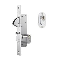 Fechadura 901 Espelho Grafite Inox Porta Correr Externa - Stam - 1