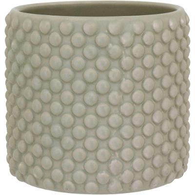 Cachepô Cerâmica 13x14x14cm Verde