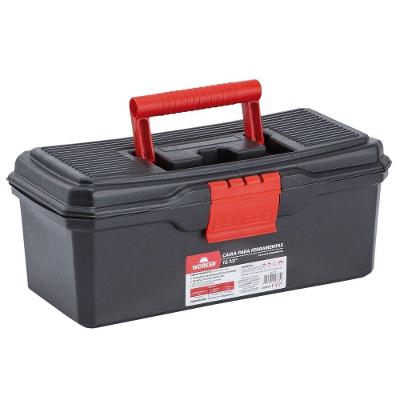 Caixa Plástica Para Ferramentas 12,5'' Com Bandeja Worker