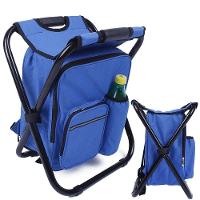 Cadeira Mochila Banco Banqueta Bolsa Semi Termica 2 Em 1 Portatil Conserva Alimentos Bebidas - 1
