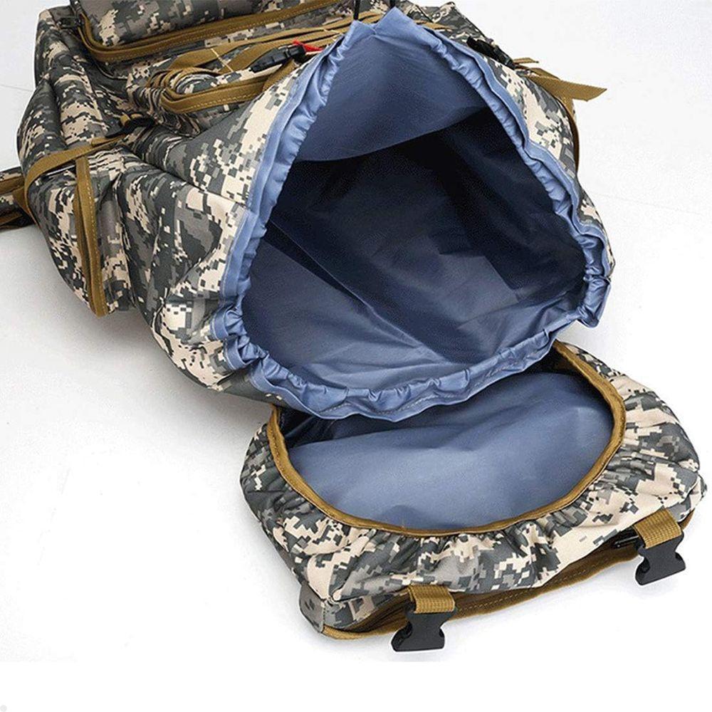 Mochila Tática Lorben Camuflada Militar Trilha Camping Trekking Aventura 80 Litros - 7