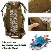Mochila Tática Lorben Camuflada Militar Trilha Camping Trekking Aventura 80 Litros - 3