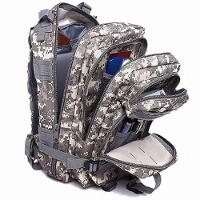 Mochila Multiuso Escolar Tática Cargueira 30 Litros Camping Pesca Cinza - 3