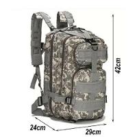 Mochila Multiuso Escolar Tática Cargueira 30 Litros Camping Pesca Cinza - 4