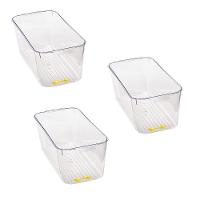 Kit 3 Suportes Para Geladeira 30x16cm Acrílico Organizador - 1