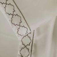 Jogo De Lençol Helena King 4 Peças Micropercal 400 Fios Ponto Palito Macio - Cáqui