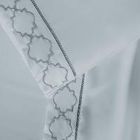 Jogo De Lençol Helena Queen 4 Peças Micropercal 400 Fios Ponto Palito Macio - Cinza