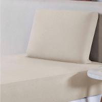 Jogo De Lençol Solteiro Malha 100% Algodão 2 Peças Cor Palha - 2