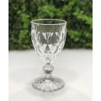 Jogo De 4 Taças Para Agua Clear Vitral Verre - Mimo Style - 7