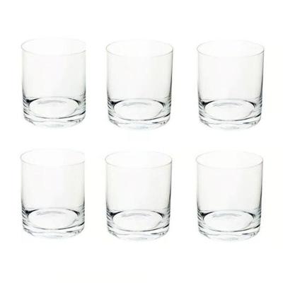 6 Copos Para Whisky Em Cristal Ecológico Larus 410ml Bohemia