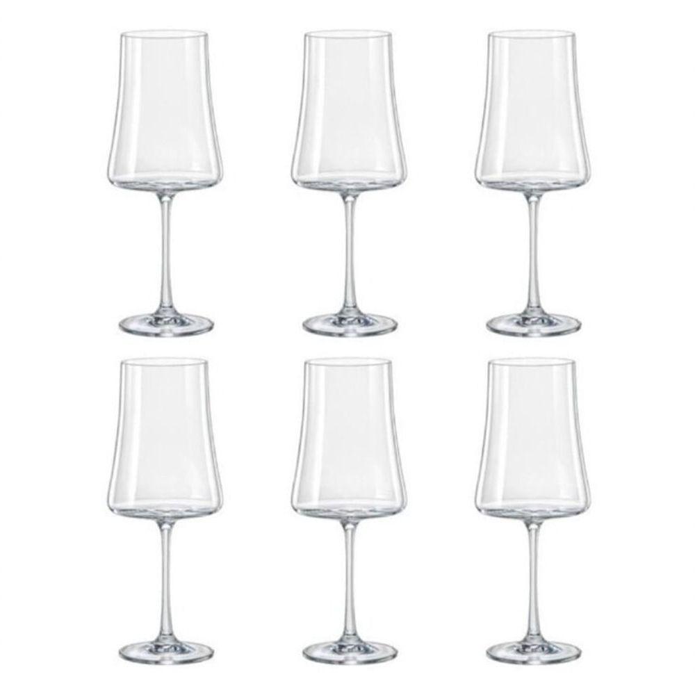 6 Taças Para água Xtra Em Cristal 560ml Bohemia - 1