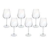 6 Taças Para água E Vinho Em Cristal Ecológico Ardea 670ml Bohemia - 1