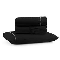 Jogo De Lençol Solteiro Mirante 100% Algodão 3 Peças - Preto - 1