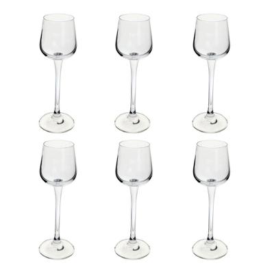 6 Taças De Licor Em Cristal Ecológico Ardea 60ml Bohemia