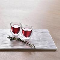 2 Copos Com Parede Dupla Blend Em Vidro 80ml Maxwell & Williams - 2