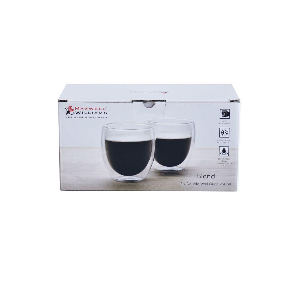 2 Copos Com Parede Dupla Blend Em Vidro 250ml Maxwell & Williams - 3