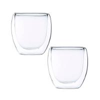 2 Copos Com Parede Dupla Blend Em Vidro 250ml Maxwell & Williams - 1