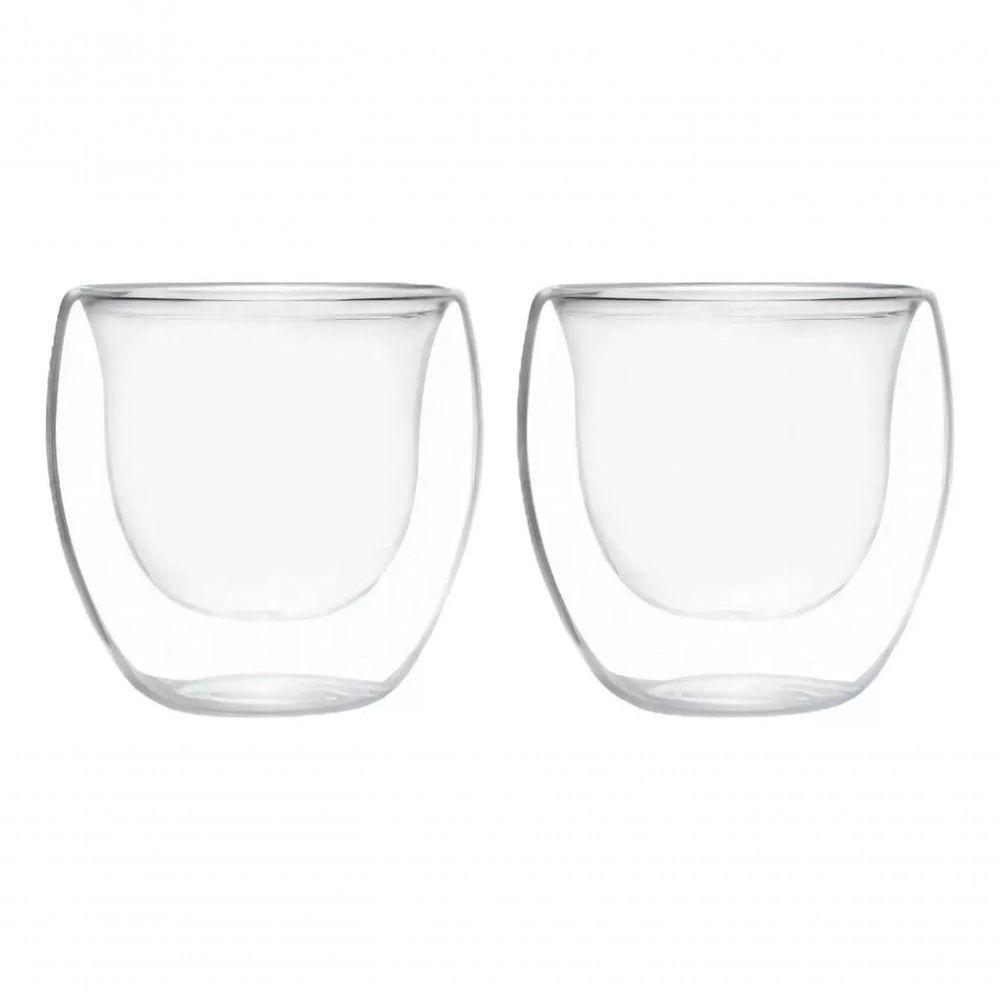 Conj 2 Copos Parede Dupla C- Base Bambu 80ml - Mimo Style - 3