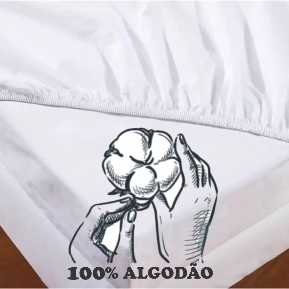 Jogo De Lençol Solteiro Mirante 100% Algodão 2 Pçs Vermelho - 2