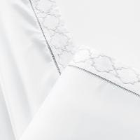 Jogo De Lençol Helena Casal 4 Peças Micropercal 400 Fios Ponto Palito Macio - Branco - 3