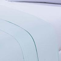 Jogo De Cama Lençol 100% Algodão Percal 150 Fios King Gran Moratta 4 Peças - Branco E Verde. - 2