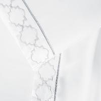 Jogo De Lençol Helena King 4 Peças Micropercal 400 Fios Ponto Palito Macio - Branco