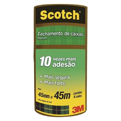 Fita De Empacotamento Marrom 45mmx45m 3m