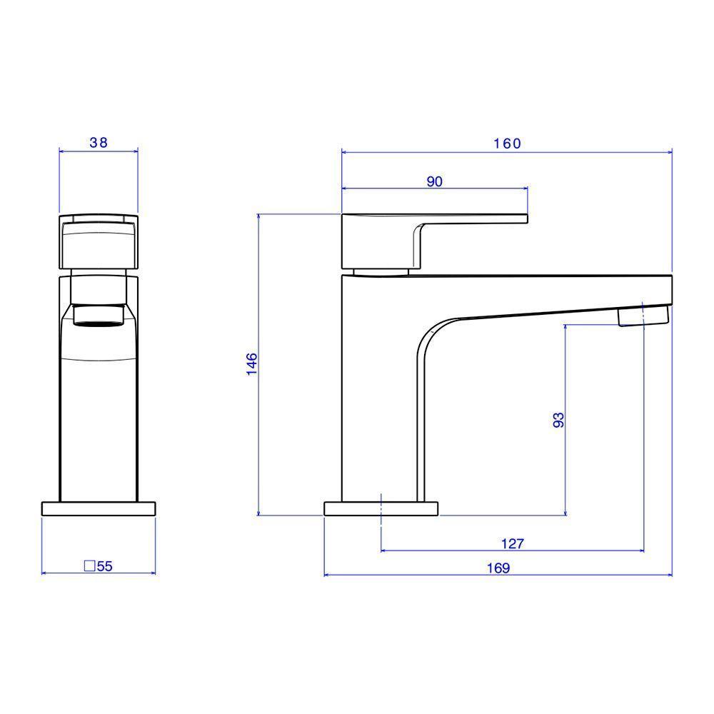 Torneira Deca Level 1197.gl26.rd De Bancada Red Gold - 9
