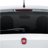 Emblema Dianteiro E Traseiro Palio Sporting Resinado Cor Vermelho - 1