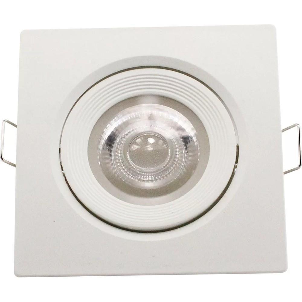 Mini Spot Led Embutir Quadrado Fênix 5w 6000k Mr16 Bivolt Kian - 1