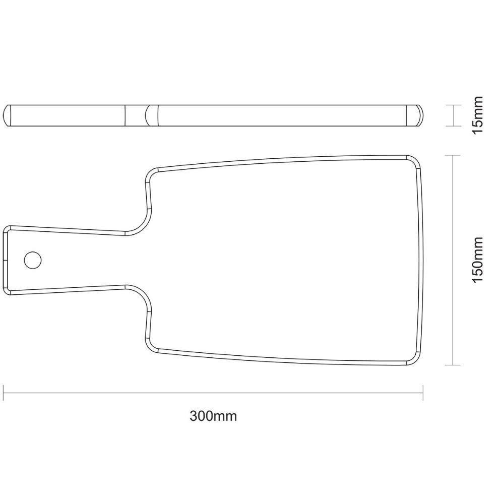 Fsc Tábua Retangular Tramontina Kitchen Em Madeira Teca - 6