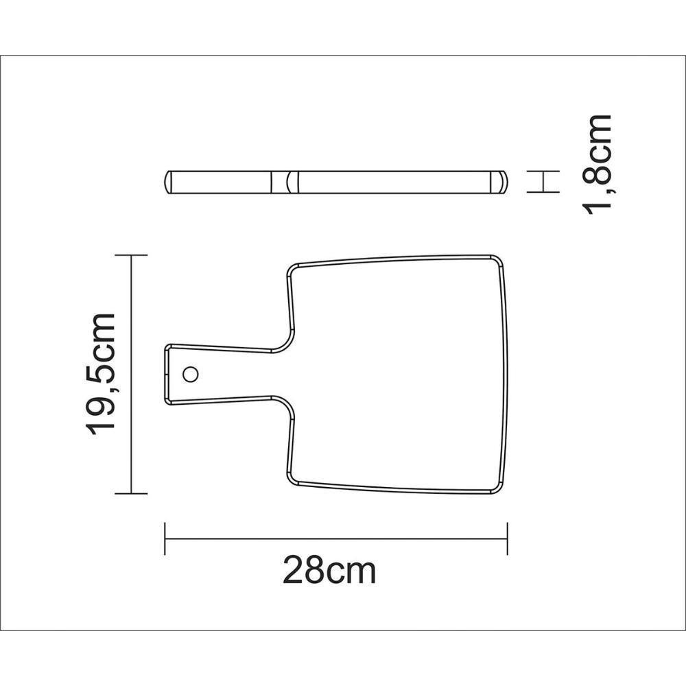 Fsc Tábua Retangular Tramontina Kitchen Em Madeira Teca - 7