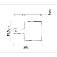 Fsc Tábua Retangular Tramontina Kitchen Em Madeira Teca - 7
