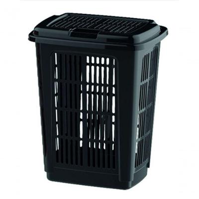 Cesto De Lavanderia Preto Capacidade:60 Litros