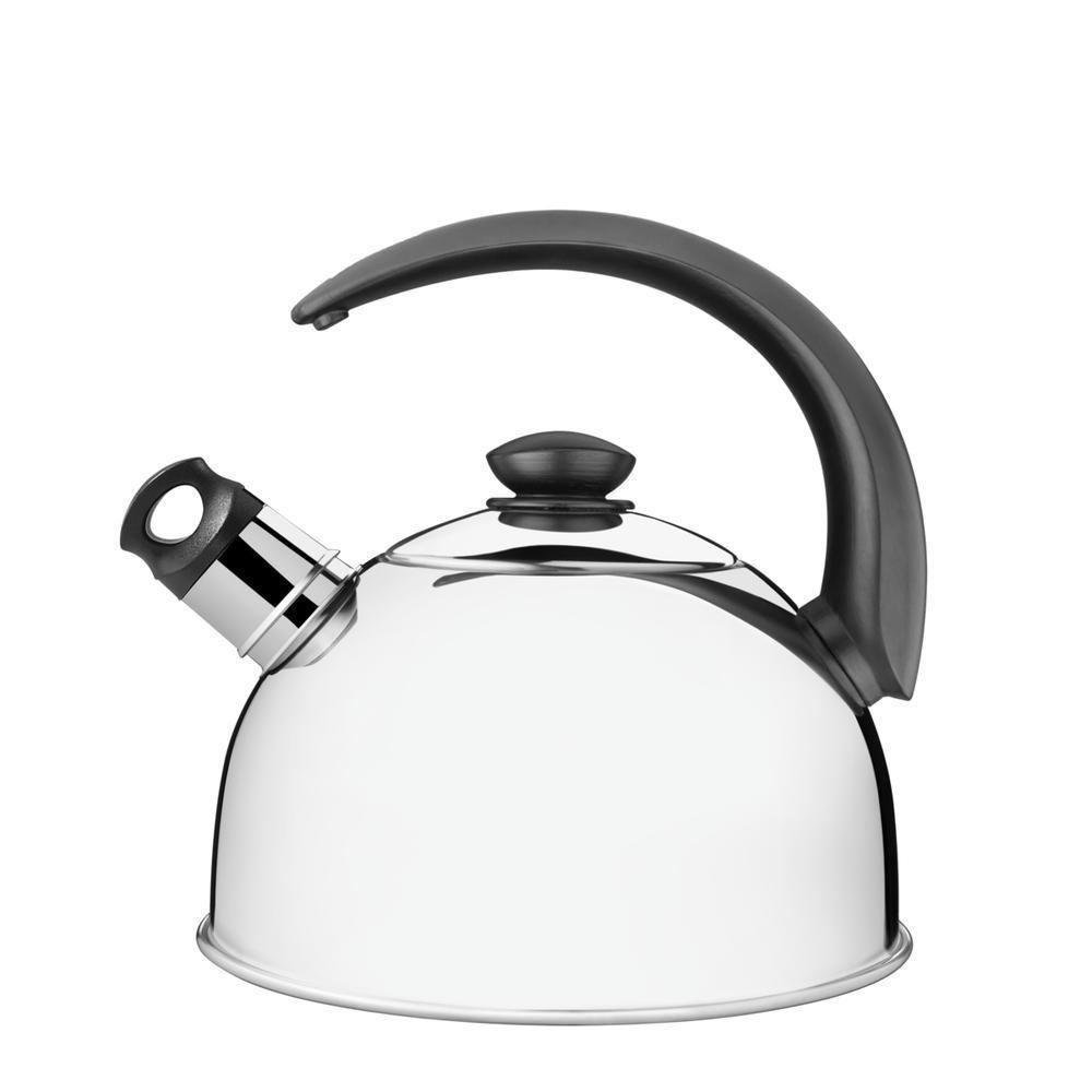 Chaleira Tramontina Com Apito Em Aço Inox Cabo Preto 3 L - 4