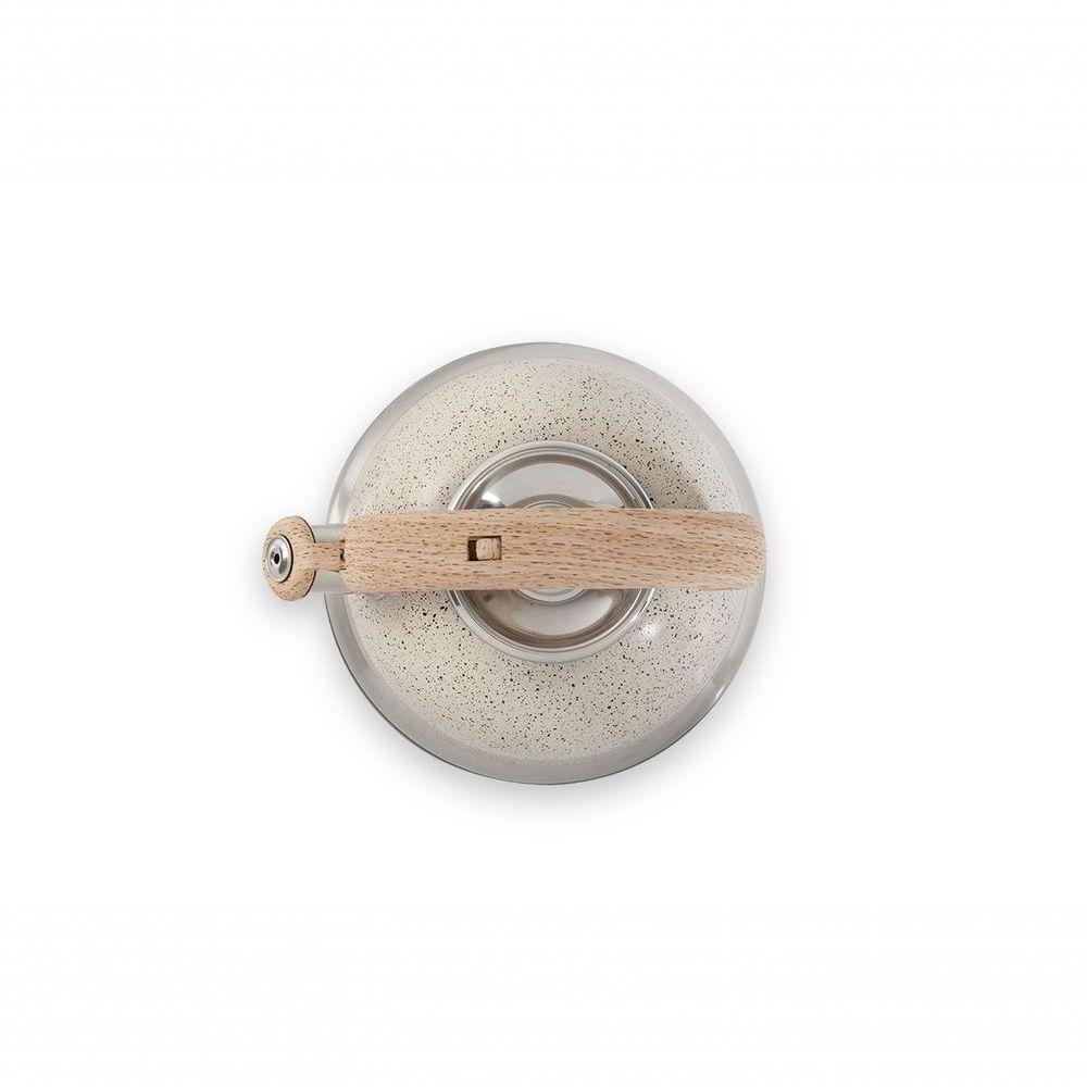 Chaleira De Inox Com Apito Brinox 2,7 L Roma Com Indução Vanilla Vanilla - 6