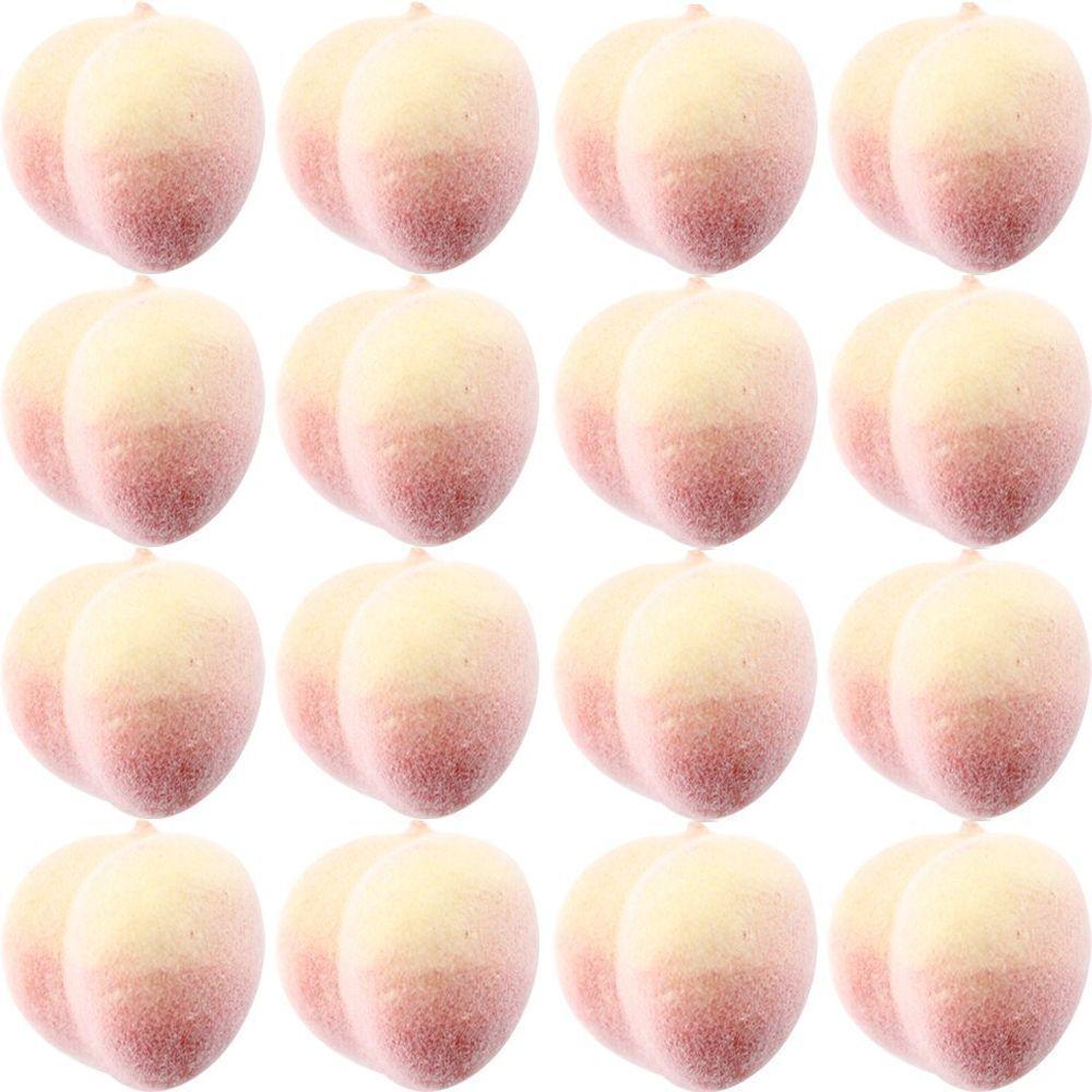 Kit Mini Frutas Artificiais Pêssegos 384 Unidades Isopor - 1