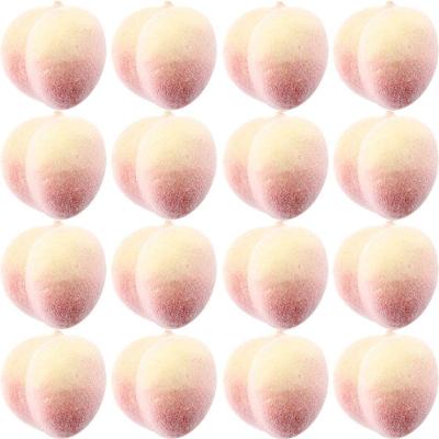 Kit Mini Frutas Artificiais Pêssegos 576 Unidades Isopor