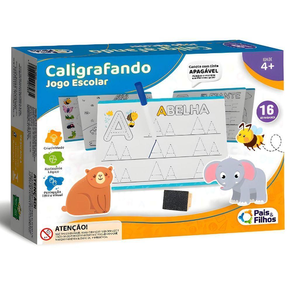 Jogo Pedagógico Caligrafando - Pais E Filhos - 1