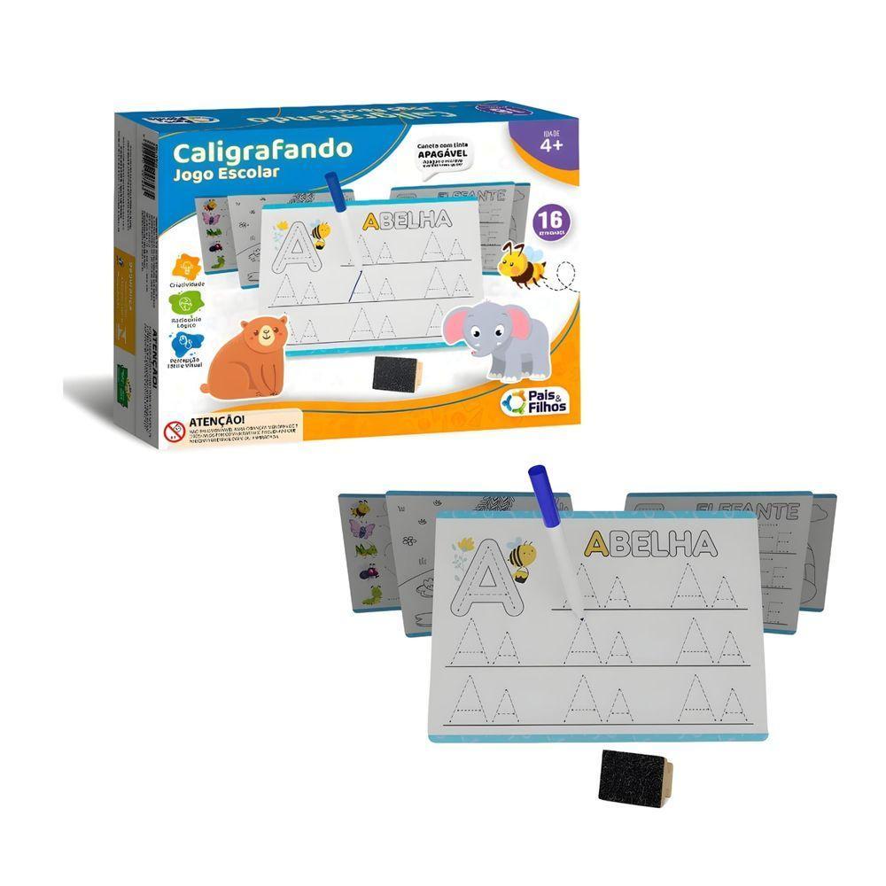 Jogo Pedagógico Caligrafando - Pais E Filhos - 3
