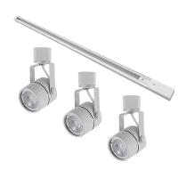 Kit Trilho Eletrificado 1m + 3 Spots Mr16 Gu10 - Nordecor Branco - 1