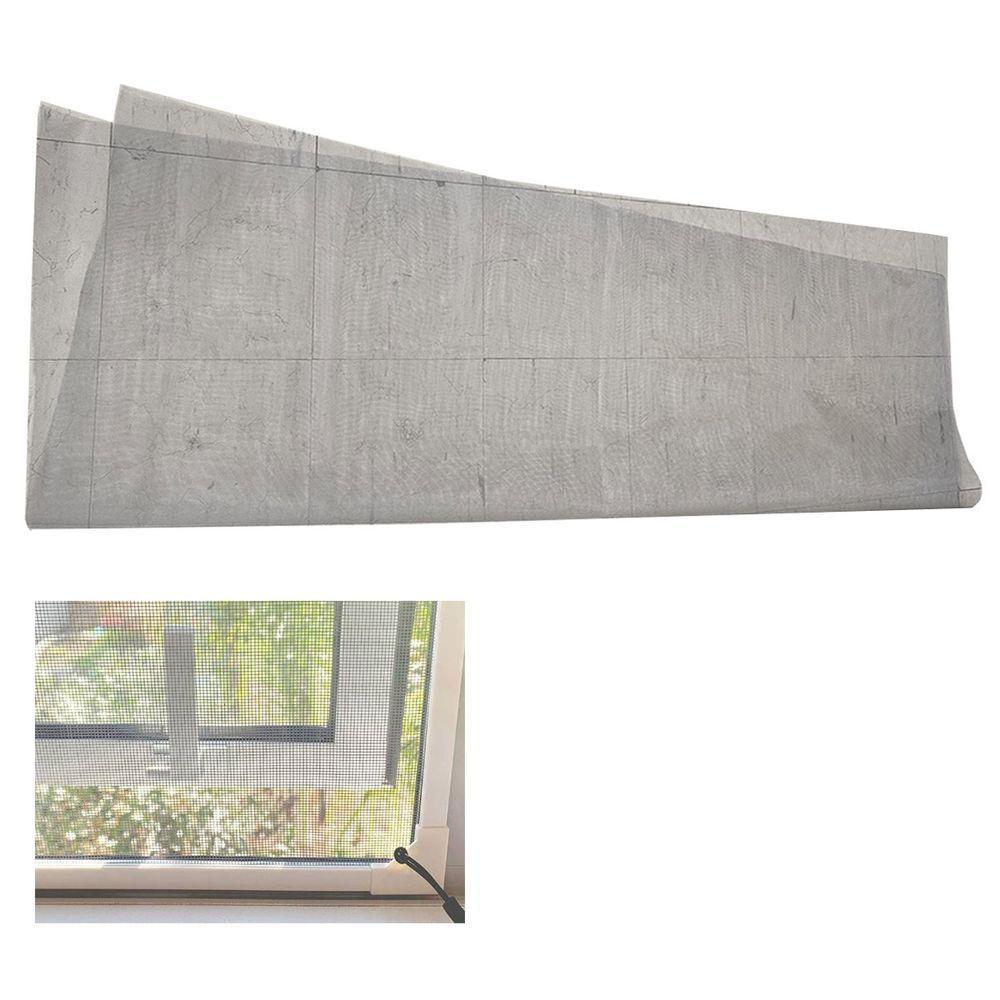 Tela Mosquiteiro Inseto 2 Metros Janela Basculante Mosquito Pernilongo Segurança Proteçao Resistente - 1